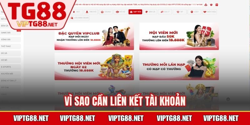 Vì sao hội viên cần phải liên kết dữ liệu tài khoản
